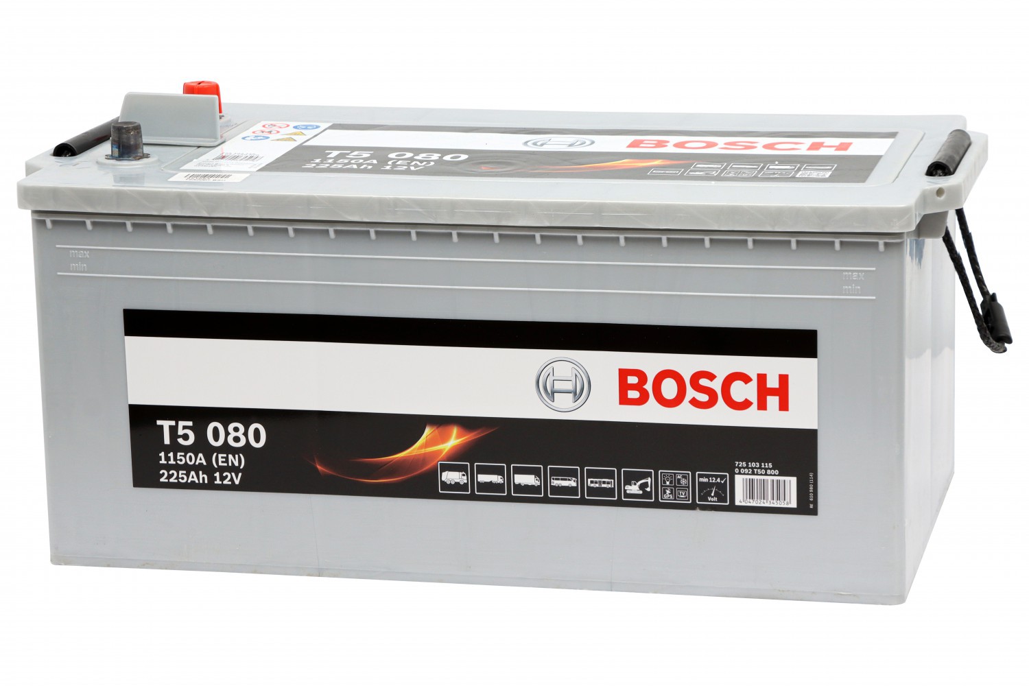 АКУМУЛЯТОР BOSCH 12В/225АГ/1150А/57,5КГ